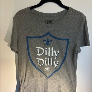 Bud Light "Dilly Dilly" Grey Graphic Tee